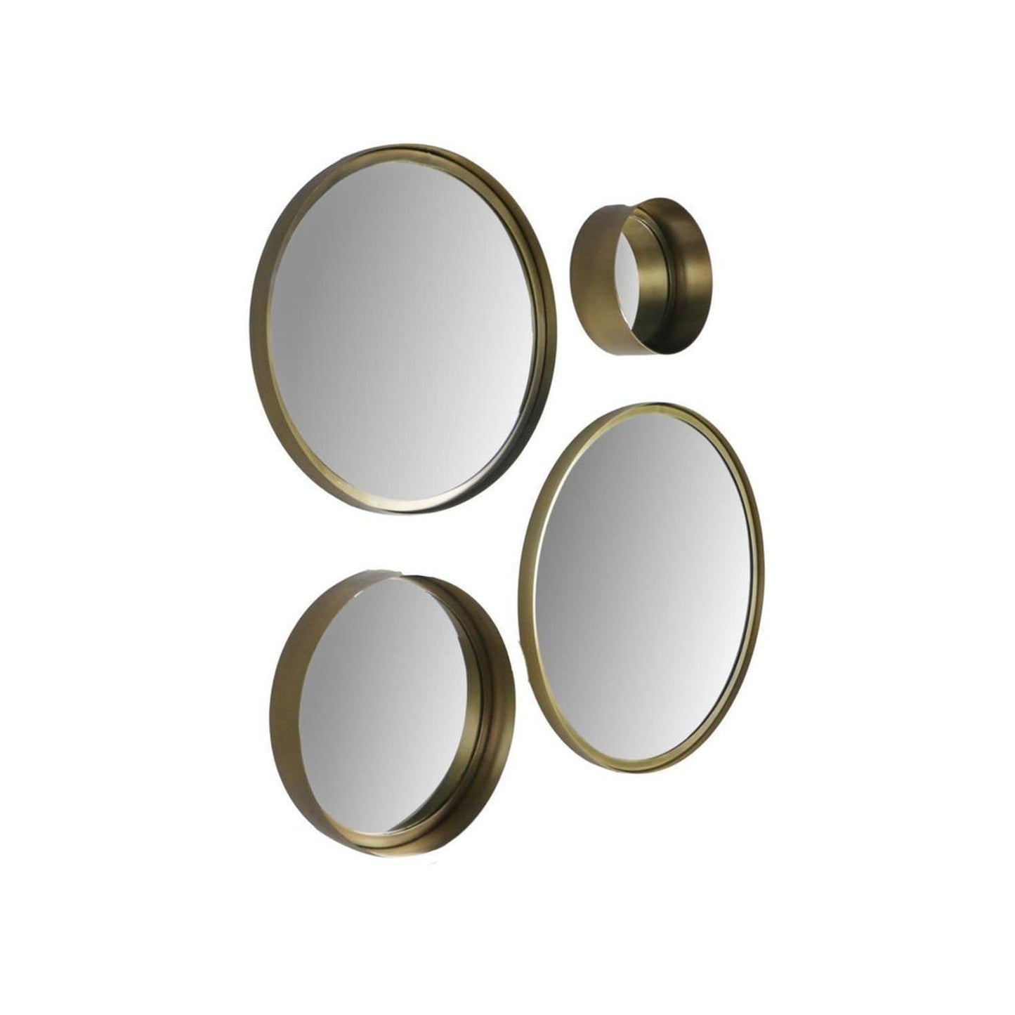 Wandspiegel Fletcher Ø40cm - Gold-Wandspiegel-HSM Collection-le canapé