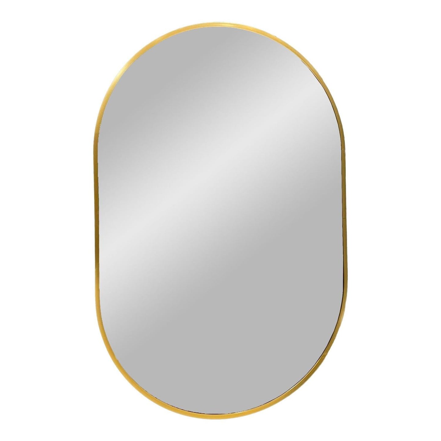 Wandspiegel Madrid Oval 80cm - Gold-Wandspiegel-House Nordic-le canapé