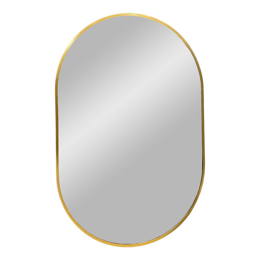 Wandspiegel Madrid Oval 80cm - Gold-Wandspiegel-House Nordic-le canapé